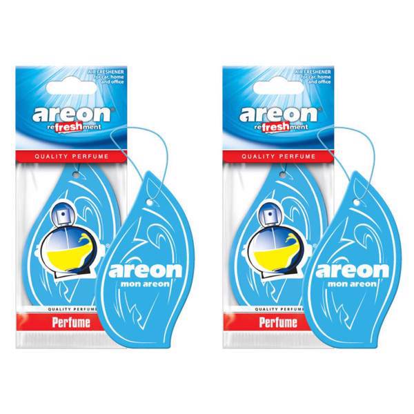 خوشبو کننده ماشین آرئون مدل Refreshment Perfume- بسته 2 عددی، Areon Refreshment Perfume Car Air Freshener - Pack Of 2