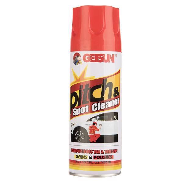 اسپری از بین برنده لکه گتسان مدل G-2057 حجم 450 میلی لیتر، Getsun G-2057 Pitch And Spot Cleaner 450 ml