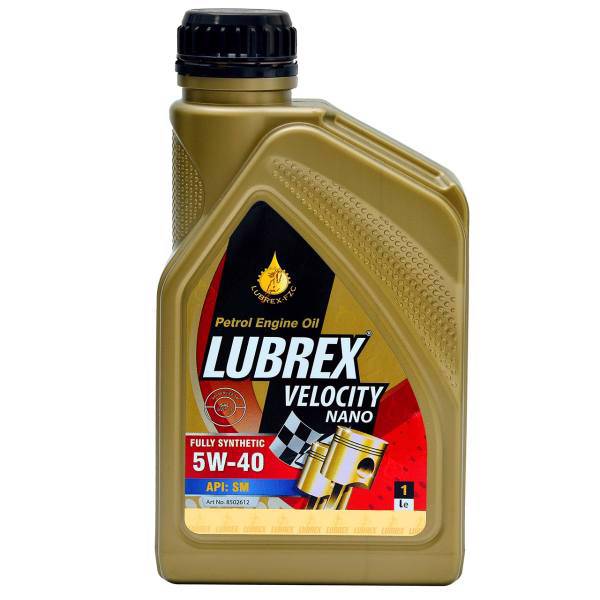 روغن موتور لوبرکس مدل Velocity Nano 5W40 حجم 1 لیتر، Lubrex Velocity Nano 5W40 Engine Oil 1L