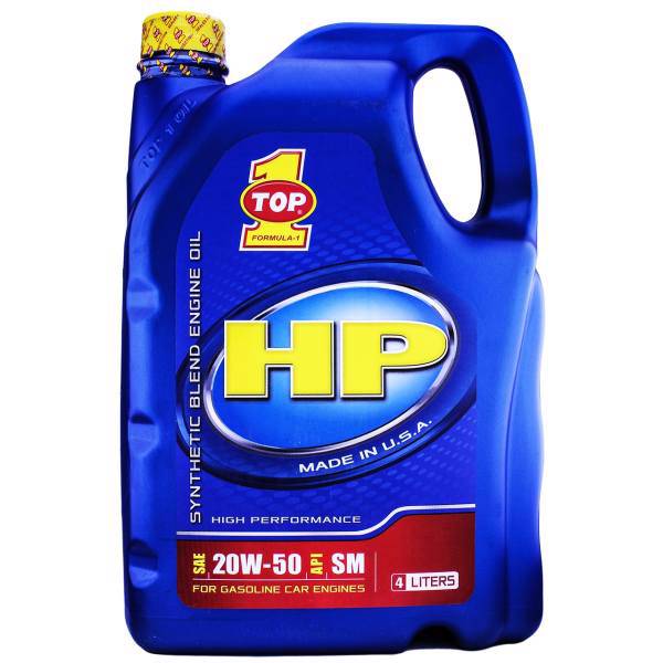 روغن موتور خودرو تاپ وان مدل HP 20W-50 حجم 4 لیتر، Top 1 HP 20W-50 Car Engine Oil 4L