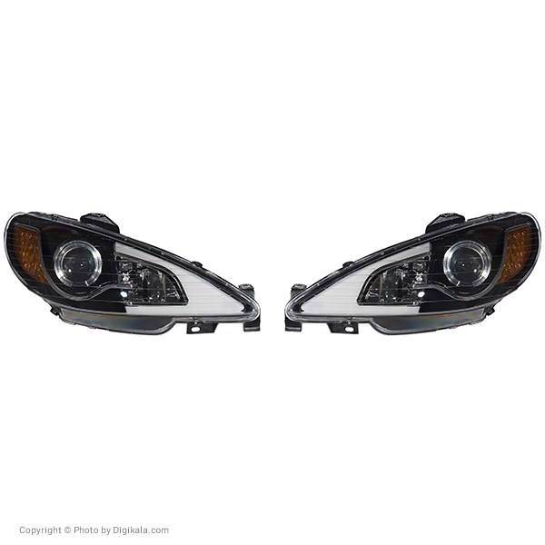 چراغ جلو کوپر مدل 10309010 مناسب برای پژو 206، Cooper 10309010 Front Automotive Lighting For Peugeot 206