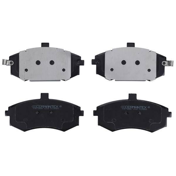 لنت ترمز جلو سرمنتکس مدل TYF-1605 مناسب برای جک J5، Cermantex TYF-1605 Front Brake Pad For Jac J5