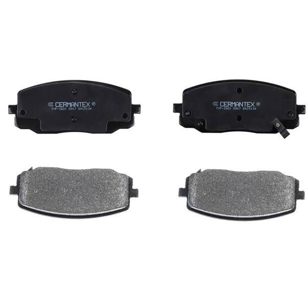 لنت ترمز جلو سرمنتکس مدل TYF-1413 مناسب برای هیوندا آزرا گرنجور، Cermantex TYF-1413 Front Brake Pad For Hyundai Azera Grandeur