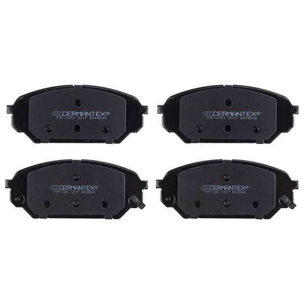 لنت ترمز جلو سرمنتکس مدل TYF-1303 مناسب برای هیوندای وراکروز، Cermantex TYF-1303 Front Brake Pad For Hyundai Veracruz