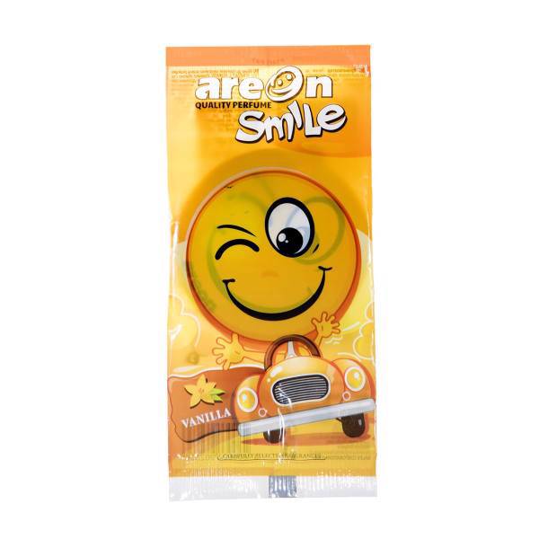 خوشبو کننده ماشین آرئون مدل Smile Vanilla، Areon Smile Vanilla Car Air Freshener