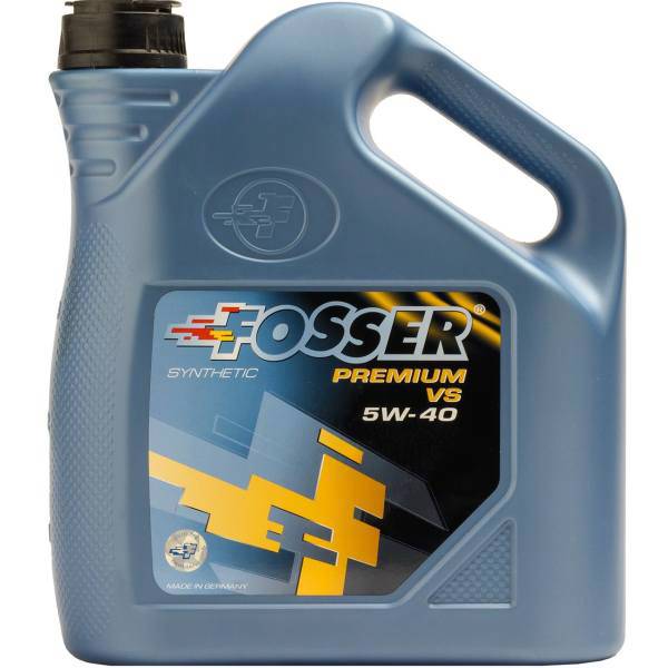 روغن موتور خودرو فوسر مدل Premium VS 5W-40 حجم 4 لیتر، Fosser Premium VS 5W-40 Engine Oil 4L