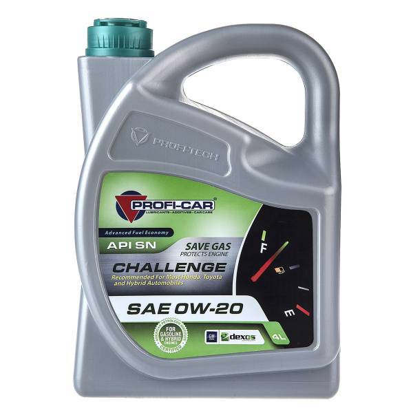 روغن موتور خودرو پروفی کار مدل CHALLENGE 0W-20 حجم 4 لیتر، Profi-Car CHALLENGE Car Engine Oil 4L