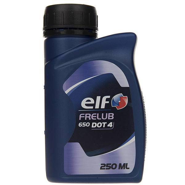 روغن ترمز خودرو الف مدل Frelub 650 Dot4 حجم 250 میلی لیتر، Elf Frelub 650 Dot4 Car Brake Oil 250mL