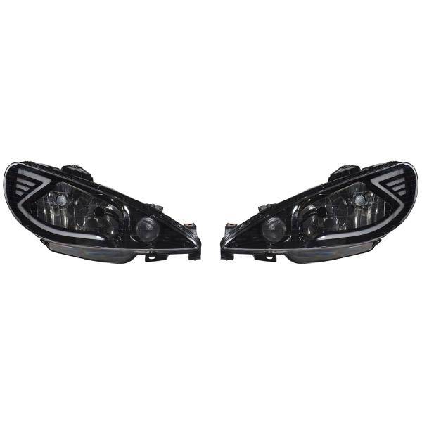 چراغ جلو فراز مدل 103040 مناسب برای پژو 206، Faraz 103040 Front Automotive Lighting For Peugeot 206