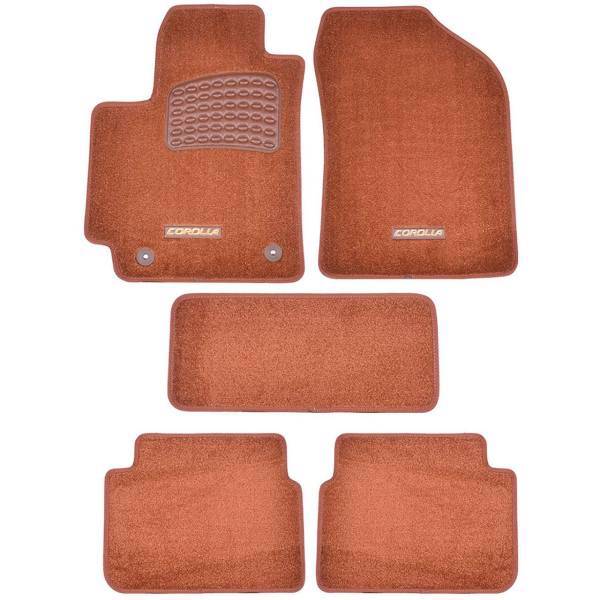 کفپوش موکتی خودرو بابل مناسب برای کرولا 2013، Babol Car Vehicle Mat For Corolla 2013