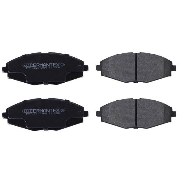 لنت ترمز جلو سرمنتکس مدل TYF-1321 مناسب برای ام وی ام 110، Cermantex TYF-1321 Front Brake Pad For MVM 110