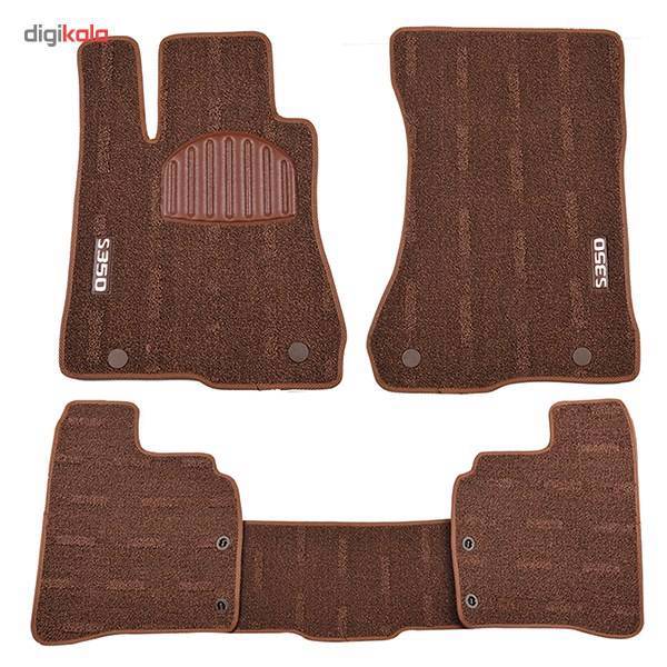 کفپوش موکتی خودرو بابل مناسب برای بنز S350 2007، Babol Car Vehicle Mat For S350 2007