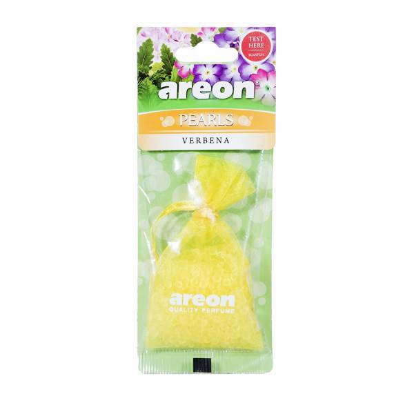 خوشبو کننده ماشین آرئون مدل Pearls با رایحه گل شاه پسند، Areon Pearls Verbena Car Air Freshener