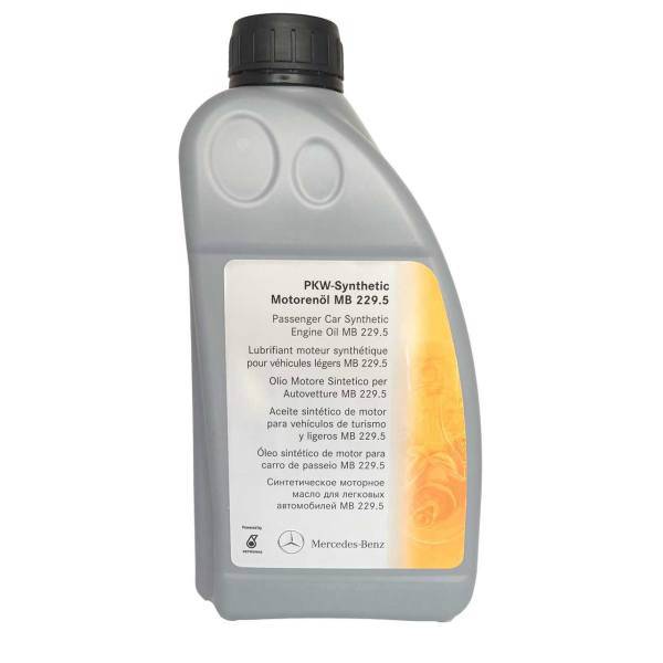 روغن موتور خودرو مرسدس بنز مدل 229.5 5W40 Sythetic حجم 1 لیتر، Mercedes Benz 5W40 Sythetic 229.5 Engine Oil1 L