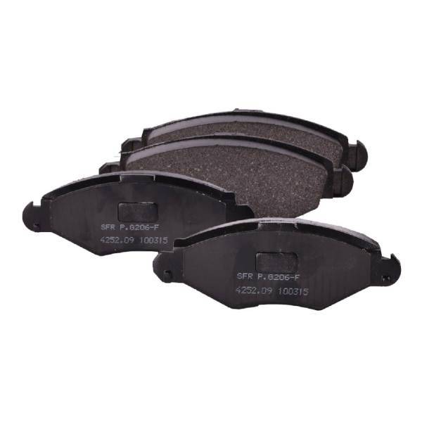 لنت ترمز جلو اس اف آر مدل 4252 مناسب برای 206 تیپ 2، SFR 4252 Front Brake Pad For 206 T2