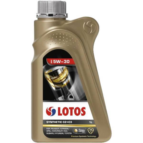 روغن موتور خودرو لوتوس مدل Synthetic C2+C3 ظرفیت 1 لیتر، Lotos Synthetic C2+C3 Engine Oil 1L