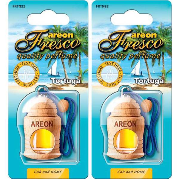 خوشبو کننده ماشین آرئون مدل فرسکو با رایحه تورتوگا - بسته دو عددی، Areon Fresco Tortuga Car Air Freshener - Pack Of 2