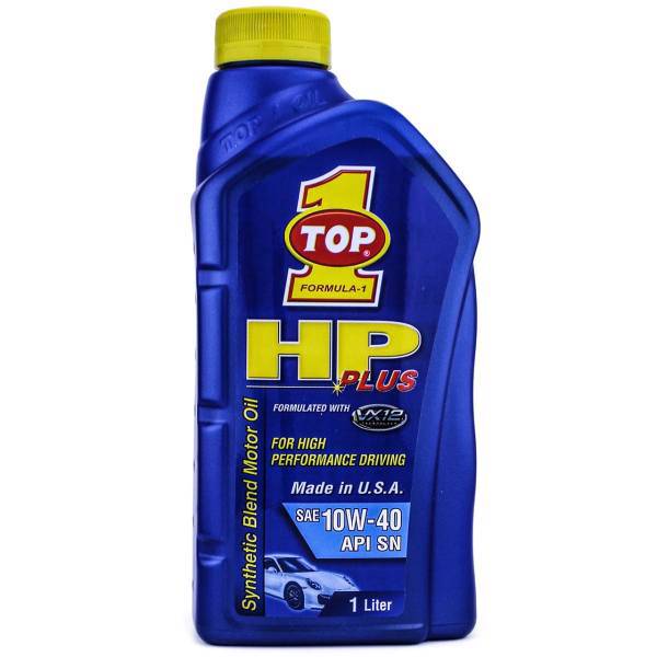 روغن موتور خودرو تاپ وان مدل HP Plus 10W-40 حجم 1 لیتر، Top 1 HP Plus 10W-40 Car Engine Oil 1L