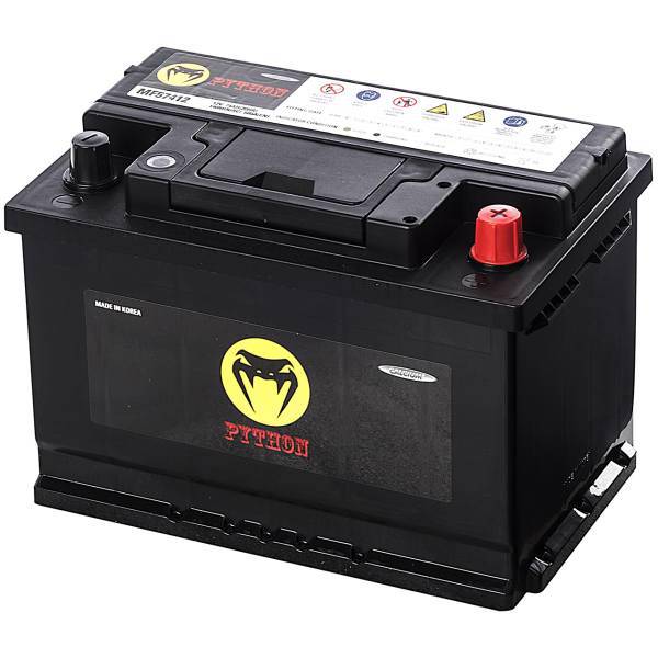 باتری اتمی خودرو پیتون مدل MF57412، Python MF57412 Atomic Automotive Battery