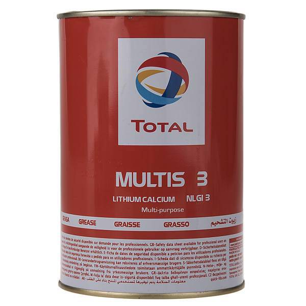 گریس چند منظوره توتال مدل Multis 3، Total Multis 3 Grease 1Kg