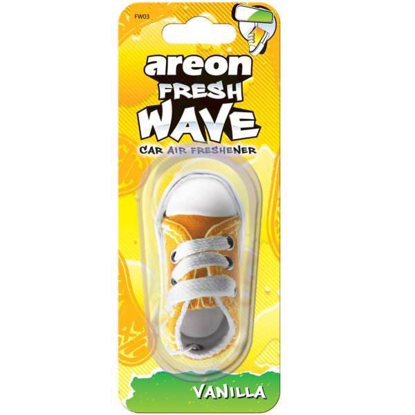 خوشبو کننده ماشین آرئون مدل فرش ویو وانیلی، Areon Fresh Wave Black Vanila Car Air Freshener