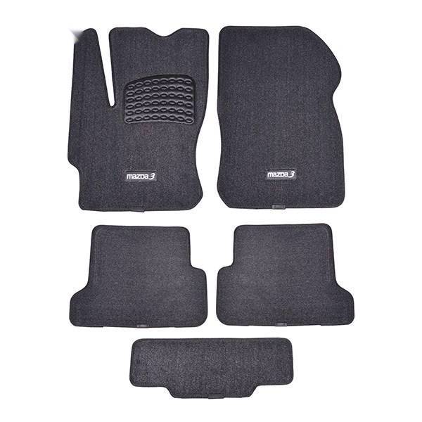 کفپوش موکتی خودرو بابل مناسب برای مزدا 3 2010، Babol Car Vehicle Mat For Mazda 3 2010