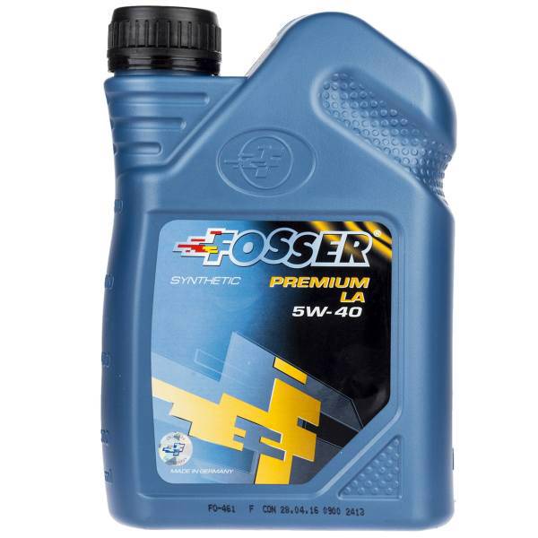 روغن موتور خودرو فوسر مدل Premium LA 5W-40 حجم 1 لیتر، Fosser Premium LA 5W-40 Engine Oil 1L