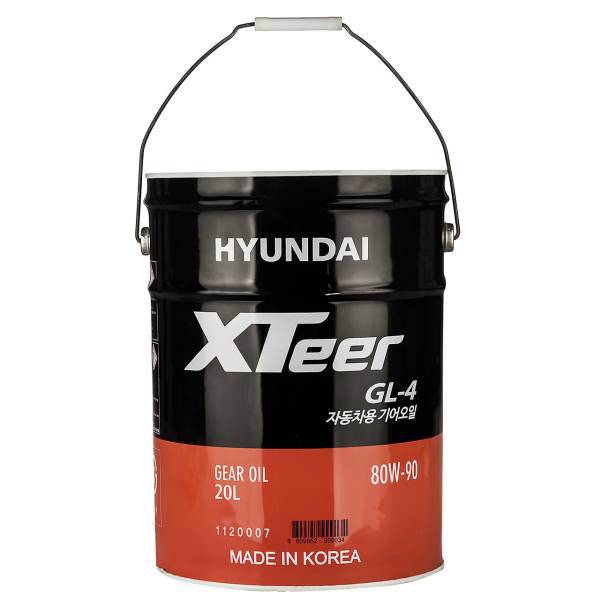 روغن گیربکس خودرو هیوندای اکستیر مدل GL4 حجم 20 لیتر 80W-90، Hyundai Xteer GL4 80W-90 Gearbox Oil 20L