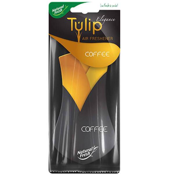 خوشبو کننده ماشین نچرال فرش مدل Tulip Coffee، Natural Fresh Tulip Coffee Car Air Freshener