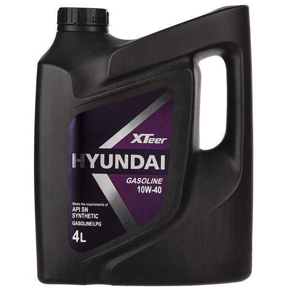 روغن موتور خودرو هیوندای اکستیر مدل 10W-40 ظرفیت 4 لیتر، Hyundai XTeer 10W-40 Engine Oil 4L