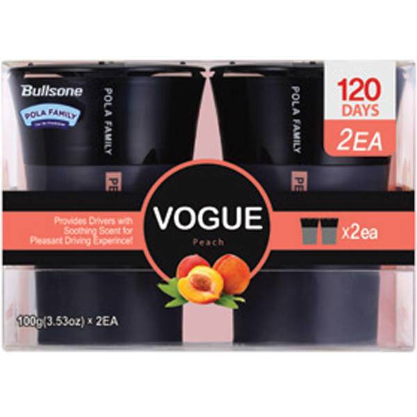 خوشبو کننده خودرو بولزوان سری Vogue با رایحه هلو، Bullsone Peach Scent Vogue Series Car Freshener