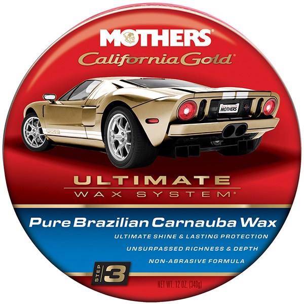 واکس کاسه ای خودرو مادرز مدل 5550 وزن 340 گرم، Mothers 5550 Car California Gold Pure Brazilian Carnauba Wax 340g