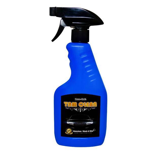 اسپری واکس تمیزکننده ی بدنه خودرو تام کلین مدل TC-480bluw حجم 480 میلی لیتر، Tam Clean TC-480bluw Car Body Wax Spray 480ml