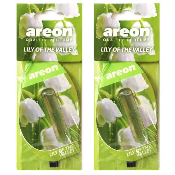 پک دو عددی خوشبو کننده آرئون مدل 5ml مایع با رایحه گل زنبق، Areon Liquid 5ml Lily Of The Valley Air Freshener Pack Of Two