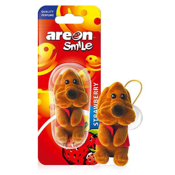 خوشبو کننده ماشین آرئون مدل Smile Strawberry، Areon Smile Strawberry Car Air Freshener