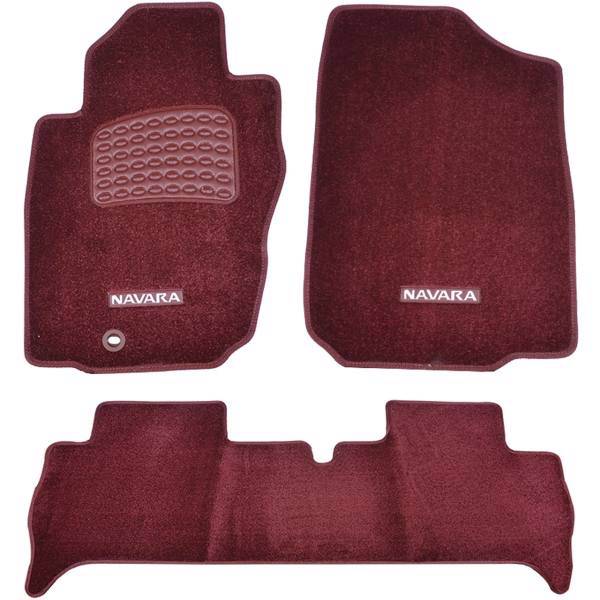 کفپوش موکتی خودرو بابل مناسب برای نیسان ناوارا 2013، Babol Car Vehicle Mat For Nissan Navara 2013