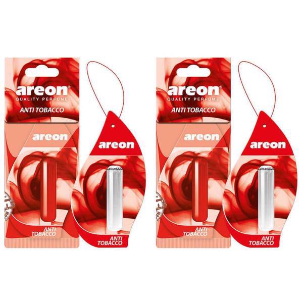 خوشبو کننده آرئون مدل Anti Tobocco - بسته 2 عددی، Areon Anti Tobocco Air Freshener Pack Of 2