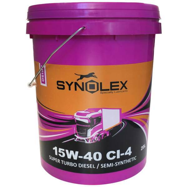 روغن موتور دیزلی سینولکس مدل آریسو 15W-40 CI-4 ظرفیت 20 لیتر، Synolex Ariso 15W-40 API CI-4 Diesel Engine Oil 20 L