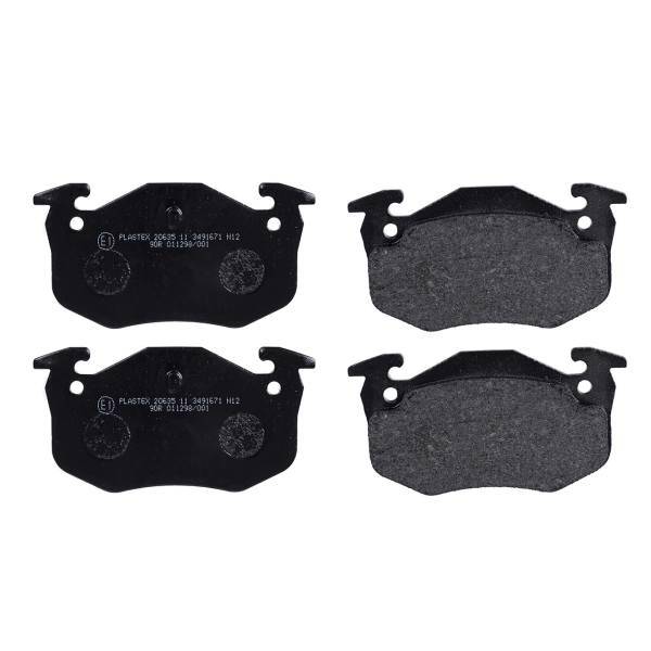 لنت ترمز عقب پلاستکس مدل WVA20635.11 مناسب برای پژو 206، Plastex WVA20635.11 Rear Brake Pad For Peugeot 206