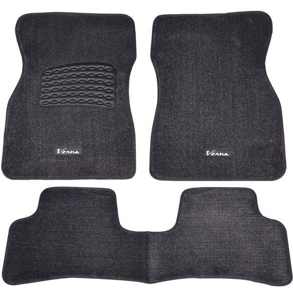 کفپوش موکتی خودرو بابل مناسب برای ورنا 2005، Babol Car Vehicle Mat For Verna 2005