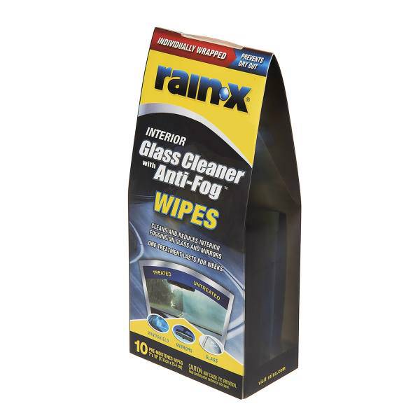 پد تمیز کننده شیشه خودرو رین-ایکس کد 1015، Rain-X 1015 Car Glass Cleaner Wipes