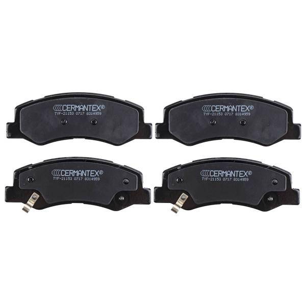 لنت ترمز جلو سرمنتکس مدل TYF-21153 مناسب برای رانا، Cermantex TYF-21153 Front Brake Pad For Runna