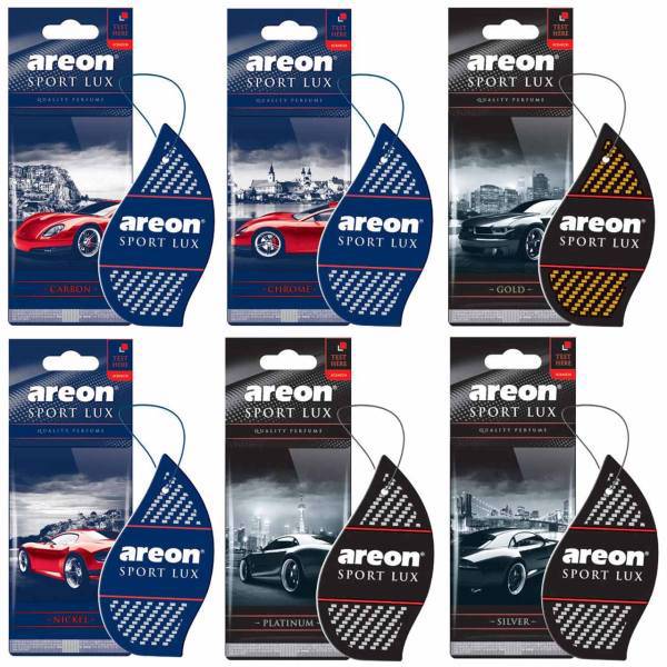 خوشبو کننده ماشین آرئون مدل Lux Extreme - بسته 6 عددی، Areon Lux Extreme Car Air Freshener - Pack Of 6