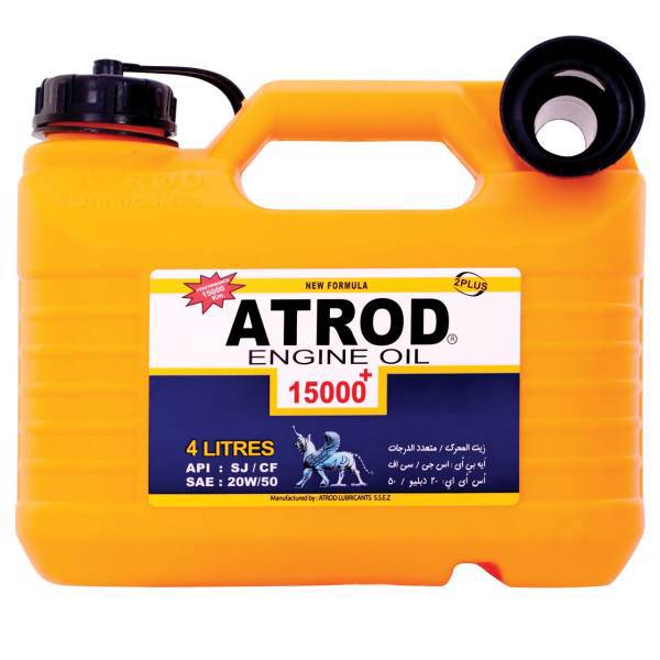 روغن موتور خودرو آترود مدل 20w50 15000 ظرفیت 4 لیتر، Atrod 15000 20w50 Engine Oil 4L