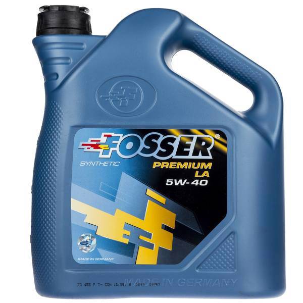 روغن موتور خودرو فوسر مدل Premium LA 5W-40 حجم 4 لیتر، Fosser Premium LA 5W-40 Engine Oil 4L