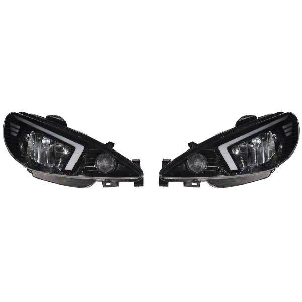 چراغ جلو فراز مدل 103070 مناسب برای پژو 206، Faraz 103070 Front Automotive Lighting For Peugeot 206