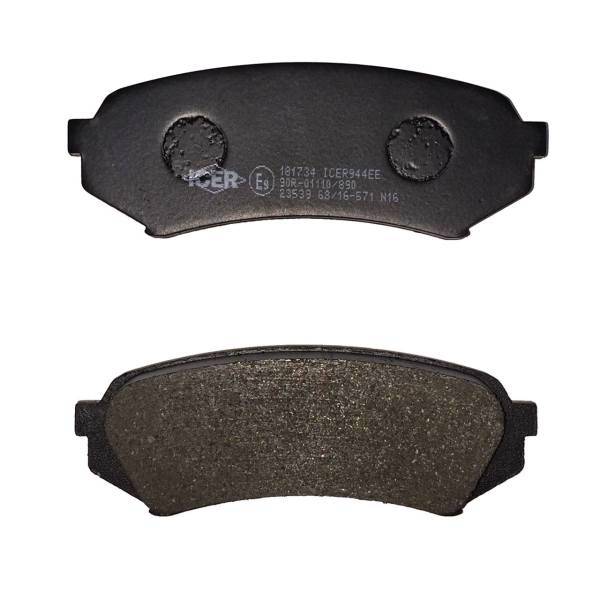 لنت ترمز عقب آیسر مدل 181734، Icer 181734 Rear Brake Pad