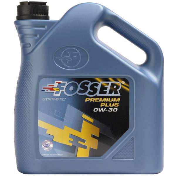 روغن موتور خودرو فوسر مدل Premium Plus 0W-30 حجم 4 لیتر، Fosser Premium Plus 0W-30 Engine Oil 4L