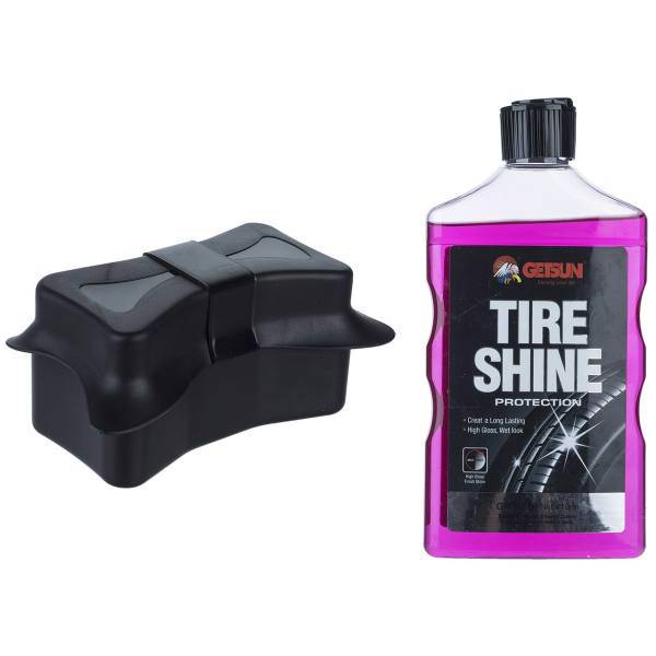 براق کننده لاستیک خودرو گتسان مدل G-7108B حجم 410 میلی لیتر، Getsun G-7108B Tire Shine 410ml