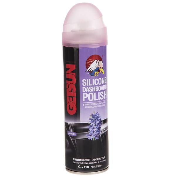 اسپری واکس داشبورد گتسان مدل G-7118 حجم 235 میلی لیتر، Getsun G-7118 Silicone Dashboard Polish 235ml